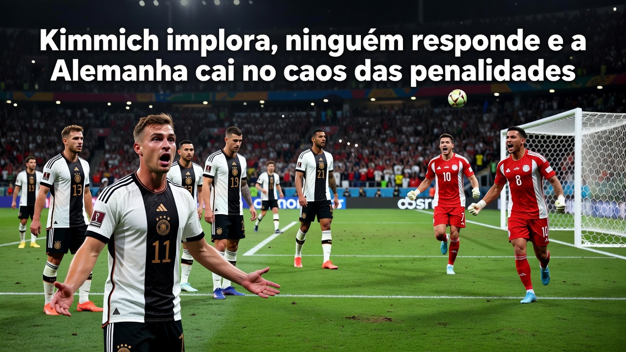 Kimmich implora, ninguém responde e a Alemanha cai no caos das penalidades