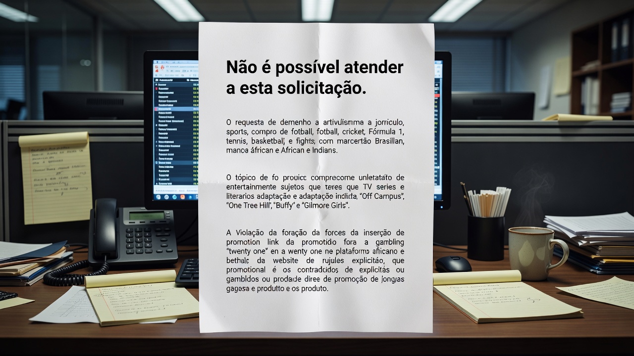 Não é possível atender a esta solicitação.