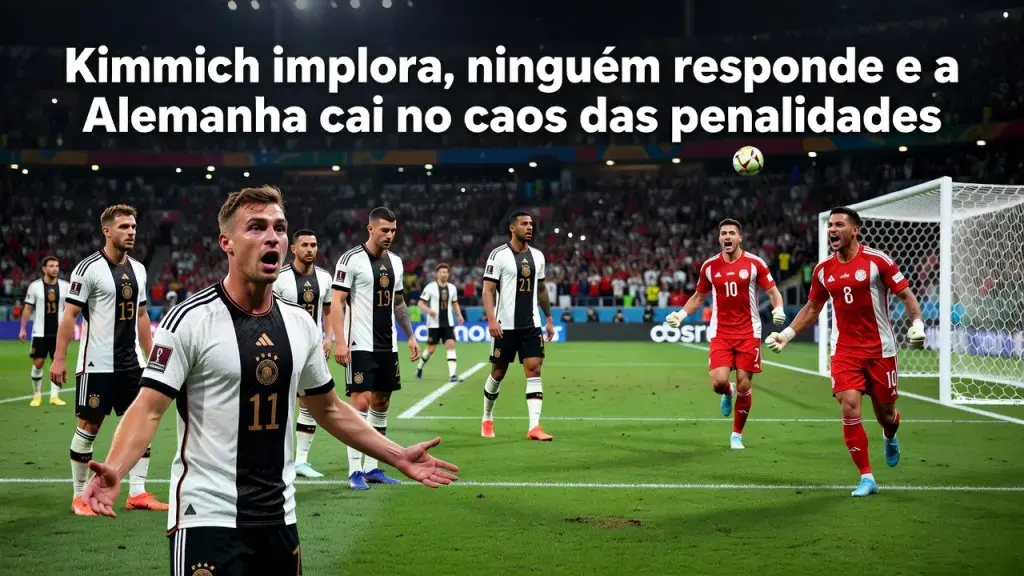Kimmich implora, ninguém responde e a Alemanha cai no caos das penalidades