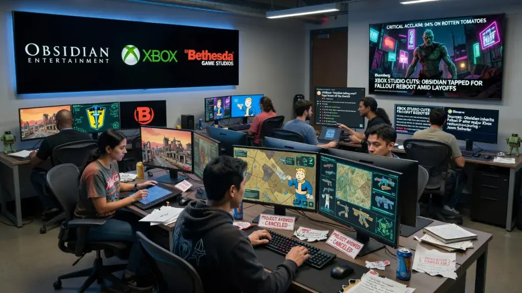 Obsidian Pode Assumir Novo Fallout Após Corte de Estúdios da Xbox